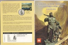 svizzera - monete - prove ufficiali euro