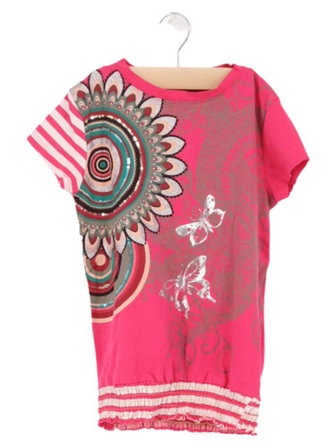 Desigual shirt bambina rosa - desigual, t-shirt