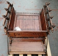 CALESSE ANTICO FINE 1800 - IN LEGNO CON INTARSI - IDEALE COME TAVOLINO