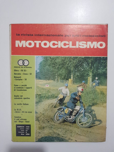 Motociclismo 1967 gilera 98 - 1967,