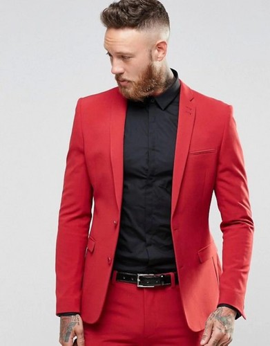 Uomo rosso sposo - rosso,