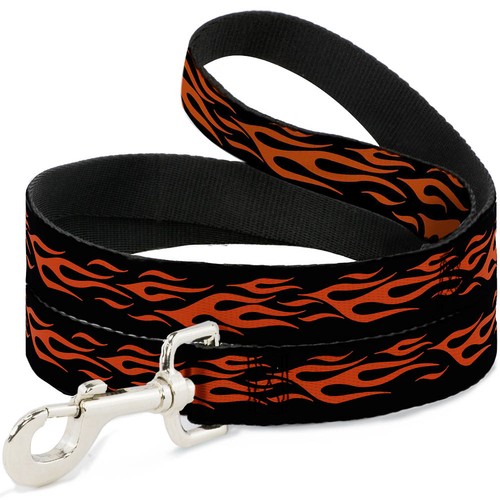 Dog leash flame orange - leash,