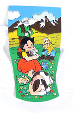 VECCHIO GADGET CARTONI ANIMATI  VINTAGE ANNI 70 80 HEIDI TAURUS FILM TOPPA I