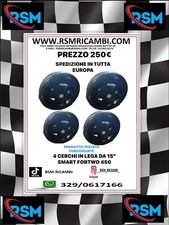 4 CERCHI IN LEGA DA 15'' SMART