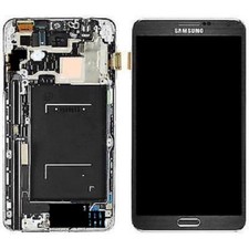 DISPLAY +TOUCH SCREEN SAMSUNG GALAXY NOTE 3 SM-N9005 SCHERMO NERO VETRO GRIGIO
