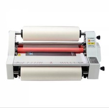 Nuova Qualità 13" V350 Laminatrice Quattro Rulli Freddo Hot Roll Laminatore
