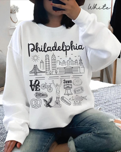 Felpa girocollo philadelphia - girocollo,