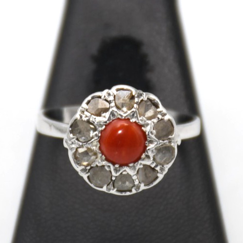 Anello antico anni - , corallo