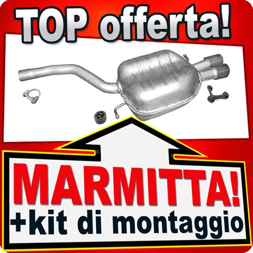 Silenziatore posteriore per - silenziatore, vw