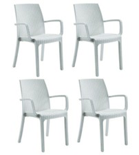 KIT 4 SEDIE POLIPROPILENE BAR