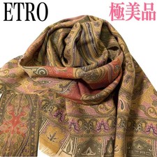 Etro Scialle Seta Paisley Lana