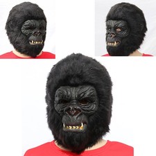 Parrucca gorilla animale ruolo cosplay film divertente maschera Halloween full face festa oggetti di scena