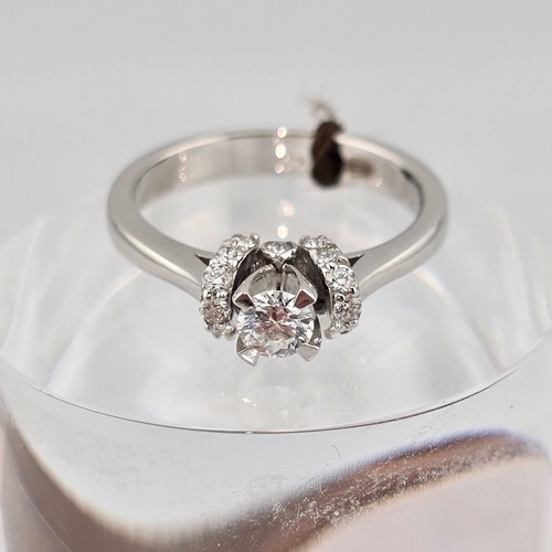 Anello solitario diamante - , ct