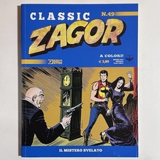 CLASSIC ZAGOR 49 IL MISTERO SVELATO FUMETTI BONELLI RISTAMPA A COLORI MARZO 2023