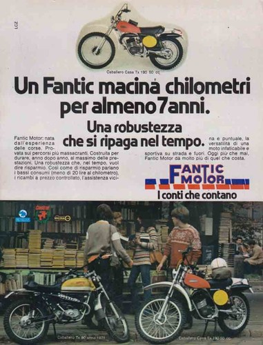Advertising pubblicità fantic - advertising, pubblicità-fantic
