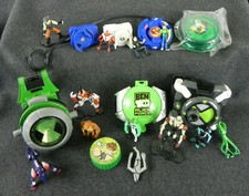 Lotto Vari Personaggi BEN TEN Orologio Temperino Beyblade Yo-Yo VINTAGE Giochi 