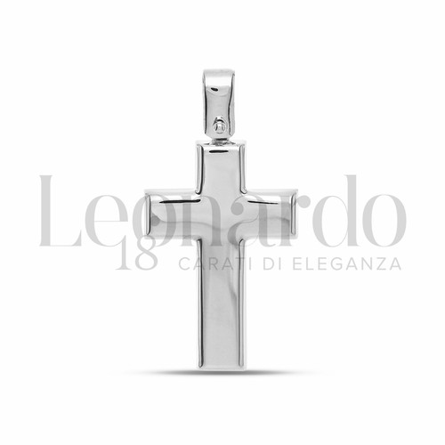Ciondolo croce oro - , bianco