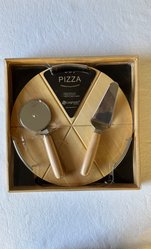 Set pizza legnoart tagliere - pizza,