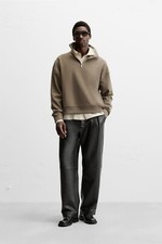 Zara pantalone uomo pelle