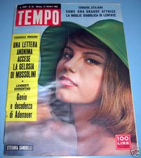 Rivista TEMPO 43/1962  Stefania Sandrelli