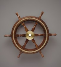 Wooden Rope Brass Rudder with