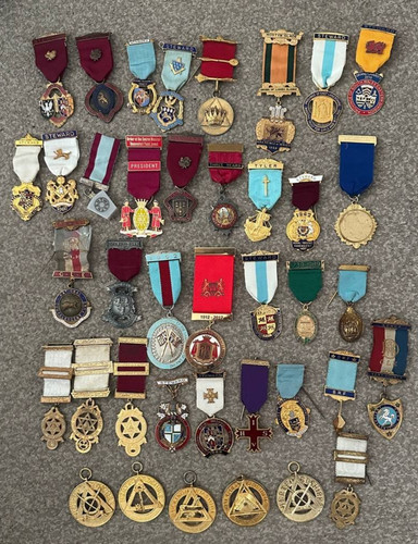 Lot masonic medals - lot,