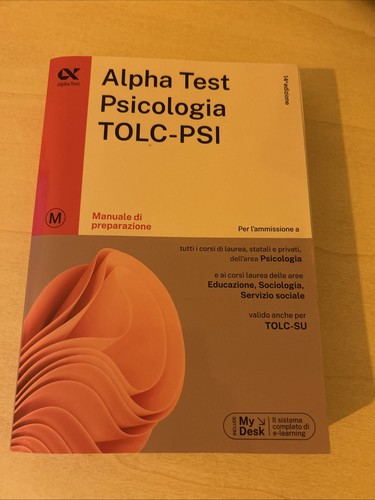 Alpha test psicologia tolc - test, tolc-psi
