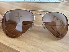 OCCHIALE DA SOLE Aviatore RAY-BAN ORIGINALE 3025  001/35 Rosa Oro