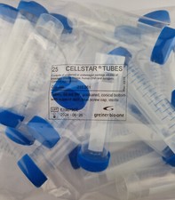 25 tubi per centrifuga Greiner Bio-One 50 ml - tappo a vite e bordo di appoggio