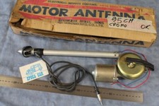 ANTENNA ELETTRICA CROMATA TELESCOPICA LUNGHEZZA CM 95 FUNZIONANTE N.O.S.