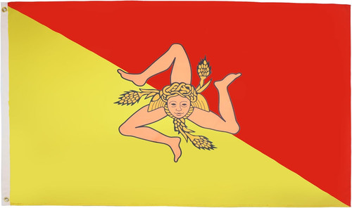 Bandiera sicilia 90x60cm - sicilia,