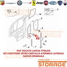 FIAT DUCATO LANCIA YPSILON 8 BOTTONE VETRO ATERMICO LATERALE ORIGINALE 46436251