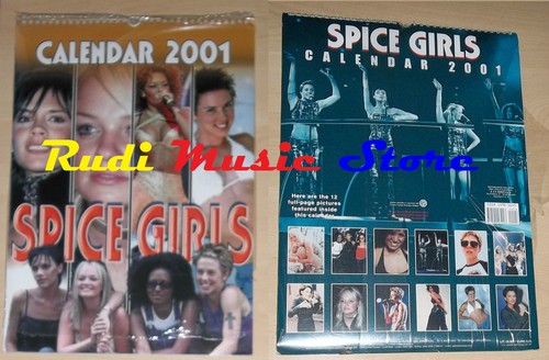 Calendario spice girls 2001 - calendario,
