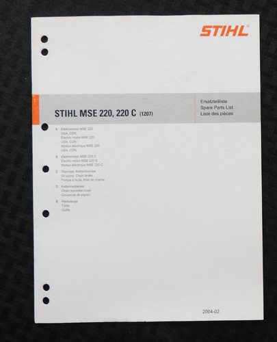 Stihl mse 220 - stihl, motosega