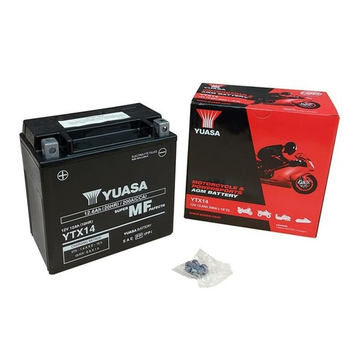 Batteria yuasa ytx14 - yuasa, pronta