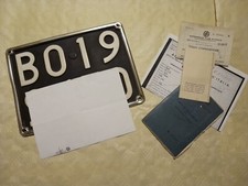 FIAT 600 D 1963_Targa + Documenti_porte Controvento_NO 500 N F L R Abarth Cabrio