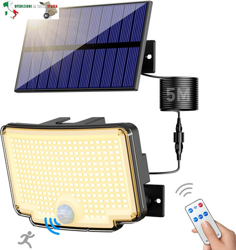 Faretto led esterno solare - da,