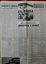 BMW ISETTA, ARTICOLO E PUBBLICITÀ SU GIORNALE Del 1955