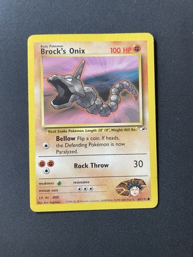 Pokemon brock onix - brock's, gym