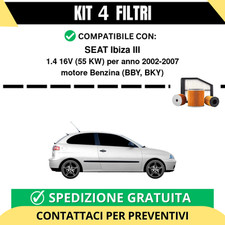 Kit 4 Filtri Tagliando per