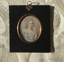 Antico ritratto in miniatura