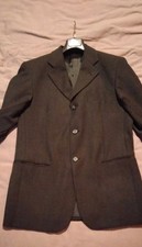 COMPLETO UOMO GRIGIO. MISTO LANA. 3 BOTTONI.