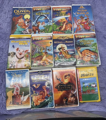 Disney vhs tapes original - disney,