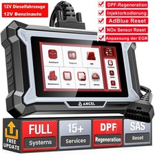 ANCEL DS200 dispositivo diagnostico auto professionale scanner OBD2 TUTTO IL SISTEMA DPF AdBlue NOx