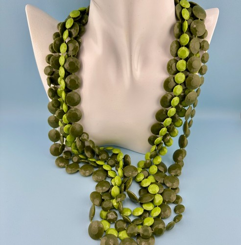 Collana vintage avocado - collana,