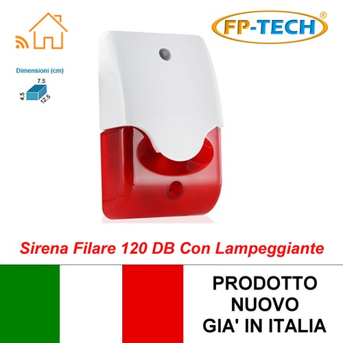 Sirena filare 120 interno - filare,