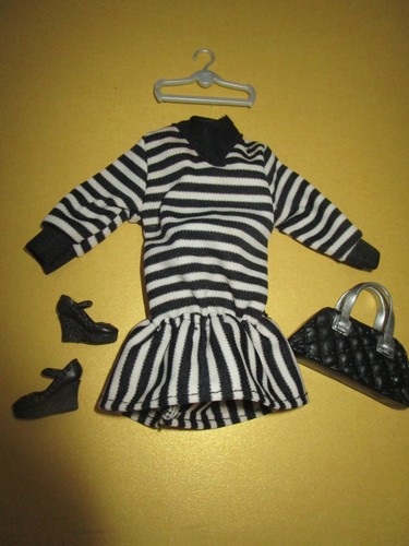 353 abito righe scarpe - a,