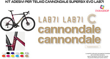 Kit adesivi Stickers personalizzati bici da corsa CANNONDALE Supersix Evo LAB71