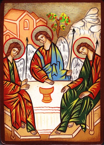 Trinità rublev icona - di,