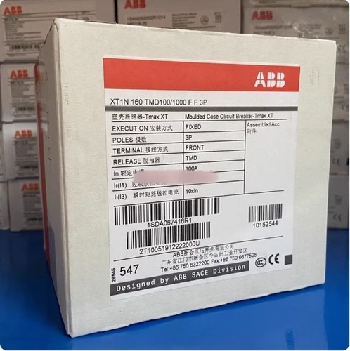 1pz abb xt1n160tmd100 1000 - 1pz,